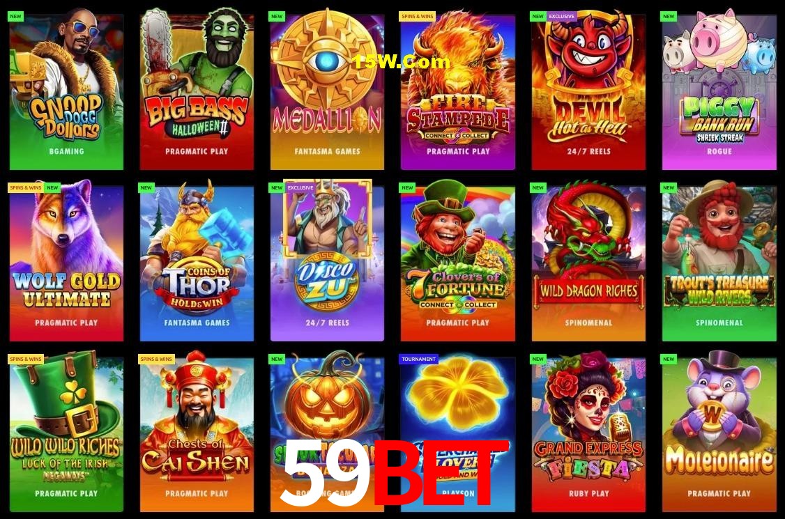 Game Providers 59Bet